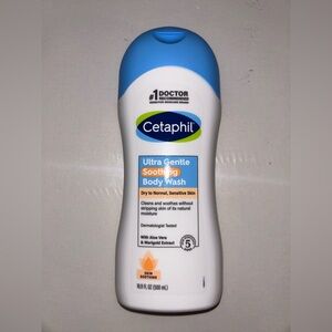 Cetaphil Ultra Gentle Soothing Body Wash for Kids — Blue & White